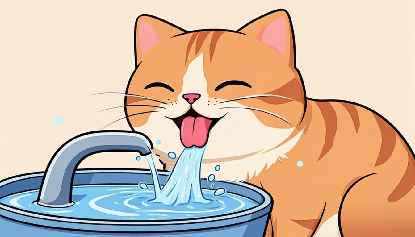 Tu gato no bebe suficiente agua: Fuentes que le animan a hidratarse